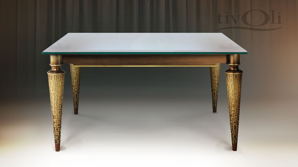 Стол «Модена» со стеклянной столешницей