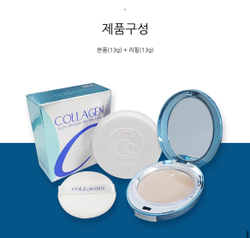 Пудра ENOUGH Collagen Hydro Moisture Two Way Cake 13 тон