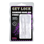 Мастурбатор Diamond Hand Job Stroker, прозрачный (Цвет: прозрачный)