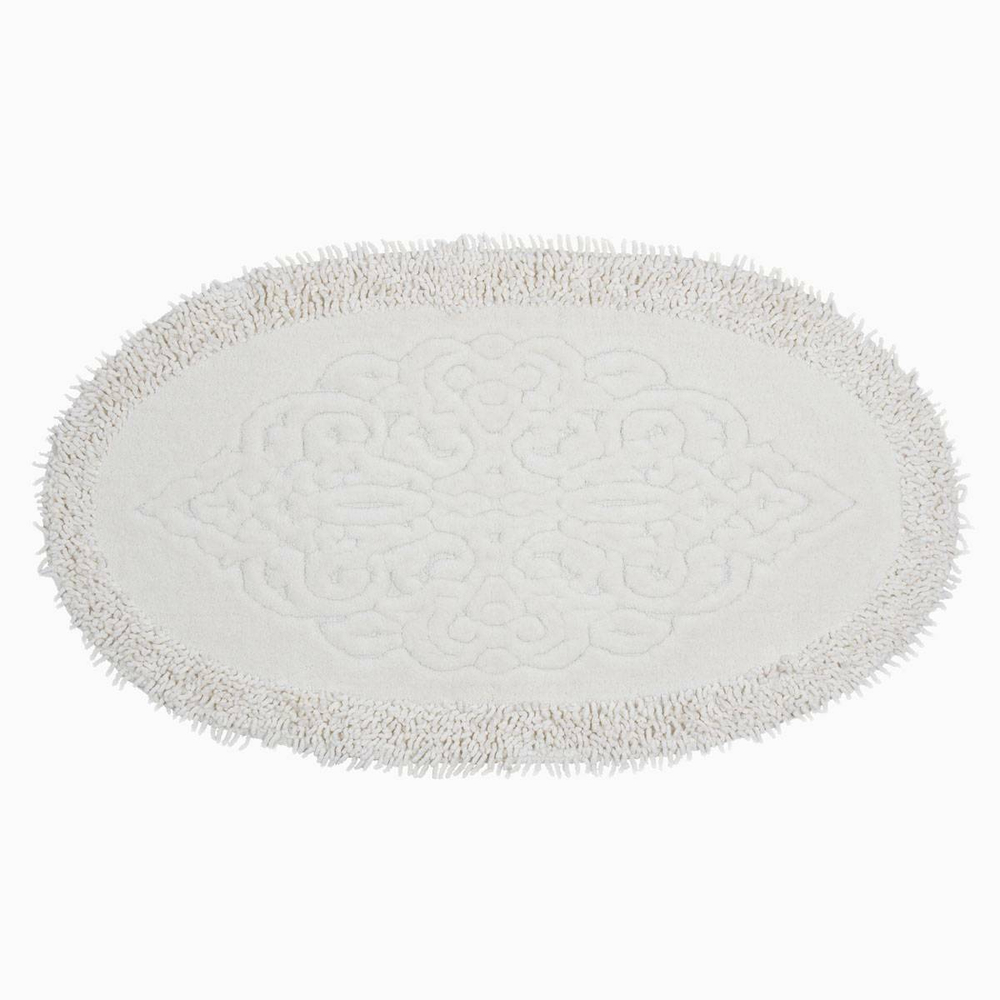 Коврик для ванной 60x100 Arya home Lale кремовый