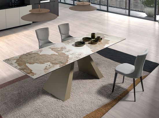 Стул 4131/A206 из серой ткани Испания 