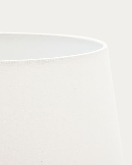 Торшер Marga из массива каучукового дерева с темной отделкой