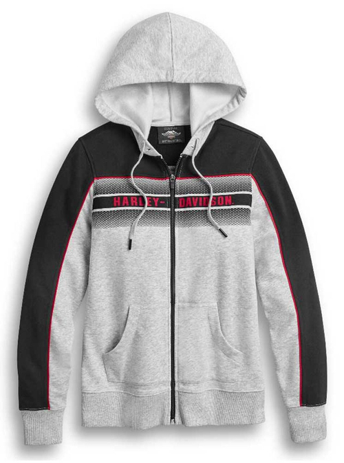 Толстовка Stacked Stripe Hoodie Harley-Davidson
