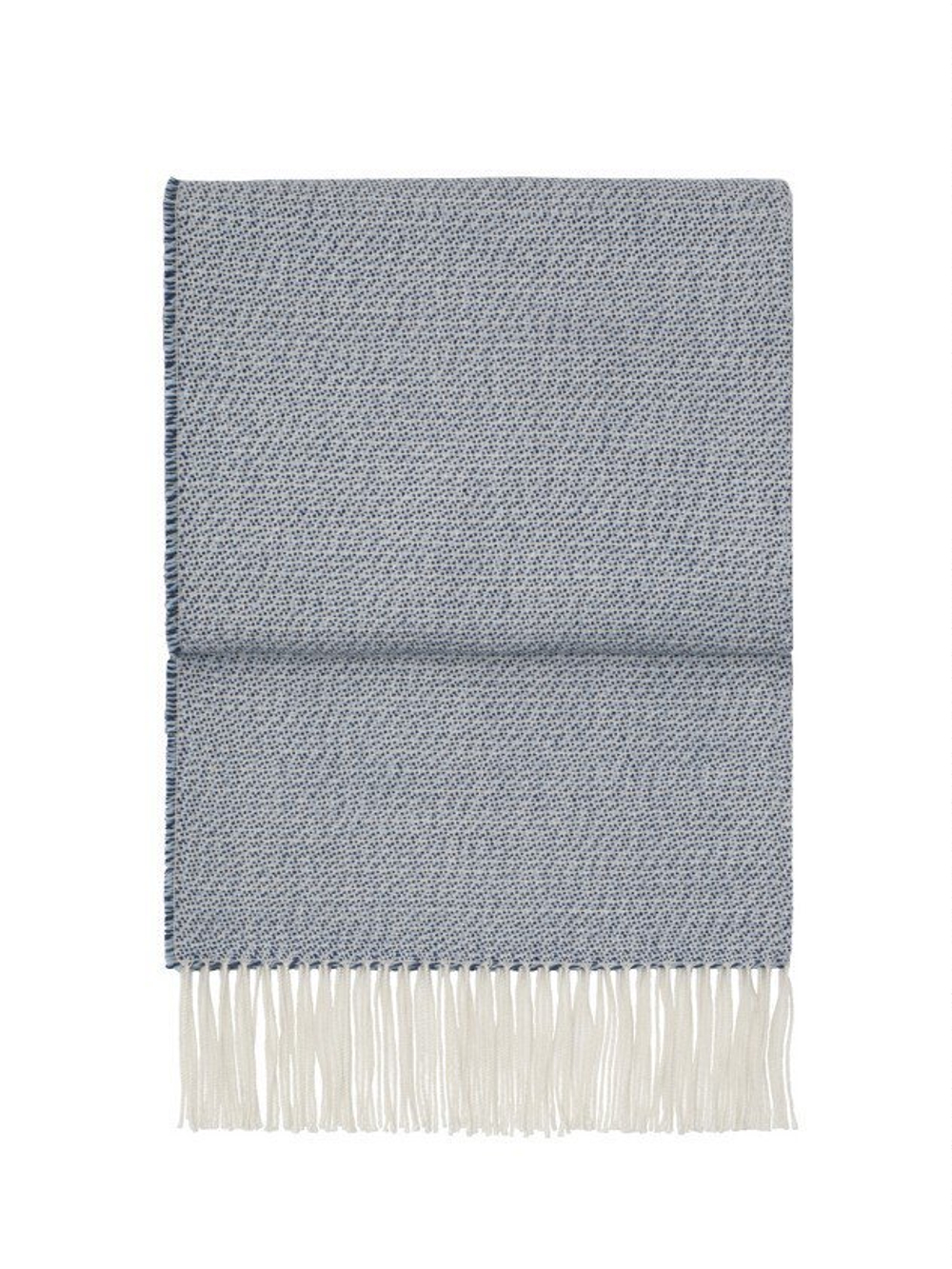 Плед 130x200 Elvang Breeze Delph-Atlantic-White Дания