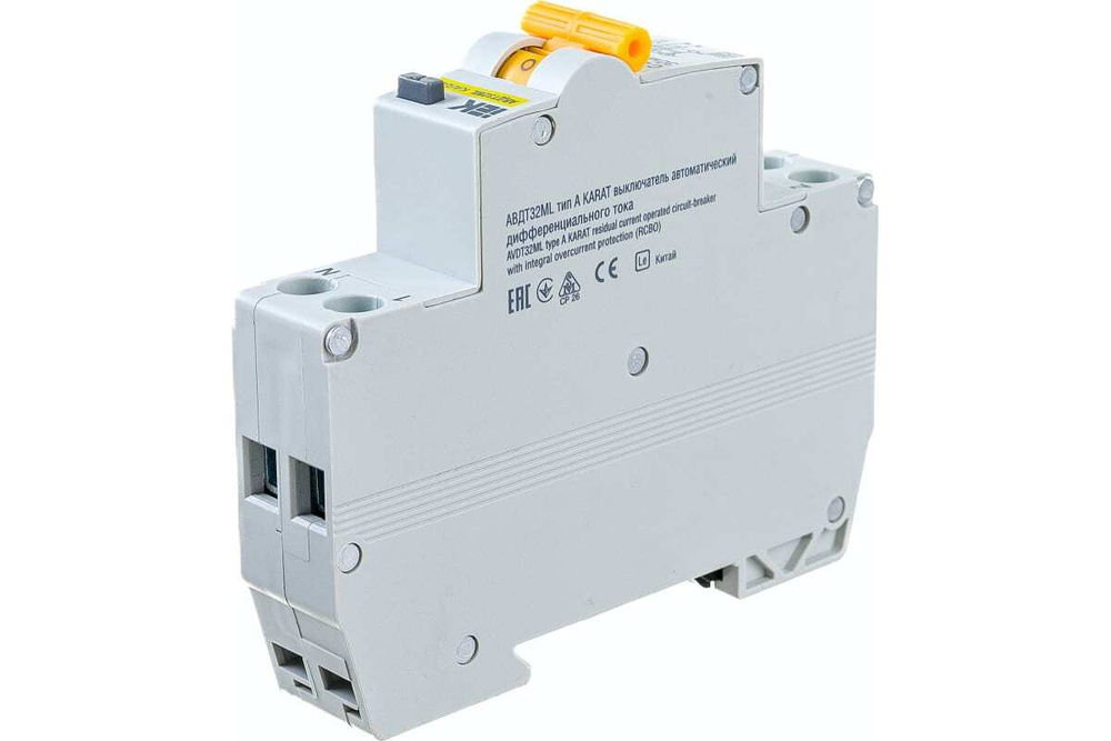 Выключатель автоматический дифференциального тока АВДТ32ML тип A С32 30мА KARAT IEK