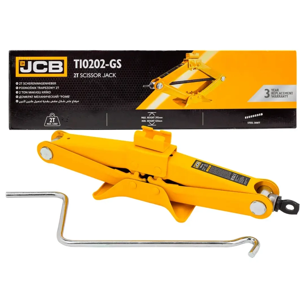 Домкрат механический ''ромб''2т JCB JCB-10202 (GS)