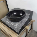 Раковина из мрамора Kotak baskom Black KBS-70956 50*50*22