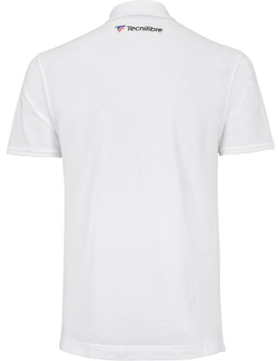 Теннисное поло Tecnifibre Polo Pique - white