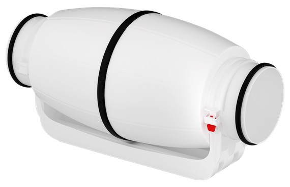 Круглый канальный вентилятор в шумоизолированном корпусе серии LS-150-V — (2)