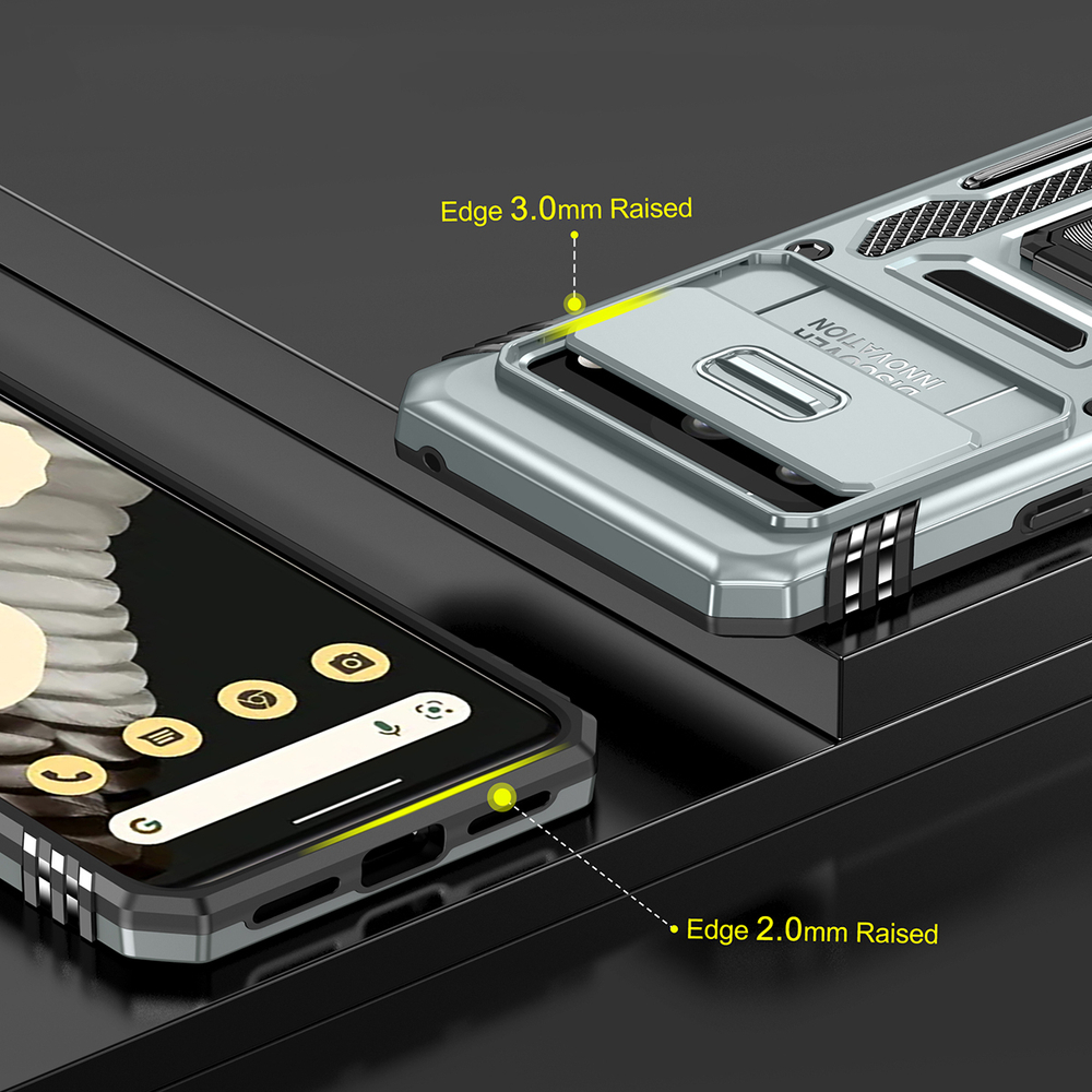 Чехол Safe Case с кольцом и защитой камеры для Google Pixel 7a