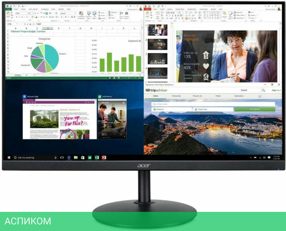 Монитор Acer CB242YGBIR Black (UM.QB2CD.G01)