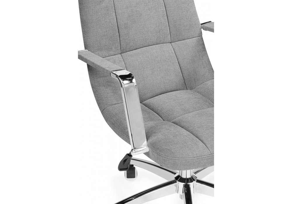 Офисное кресло Woodville Cradle шенилл серый