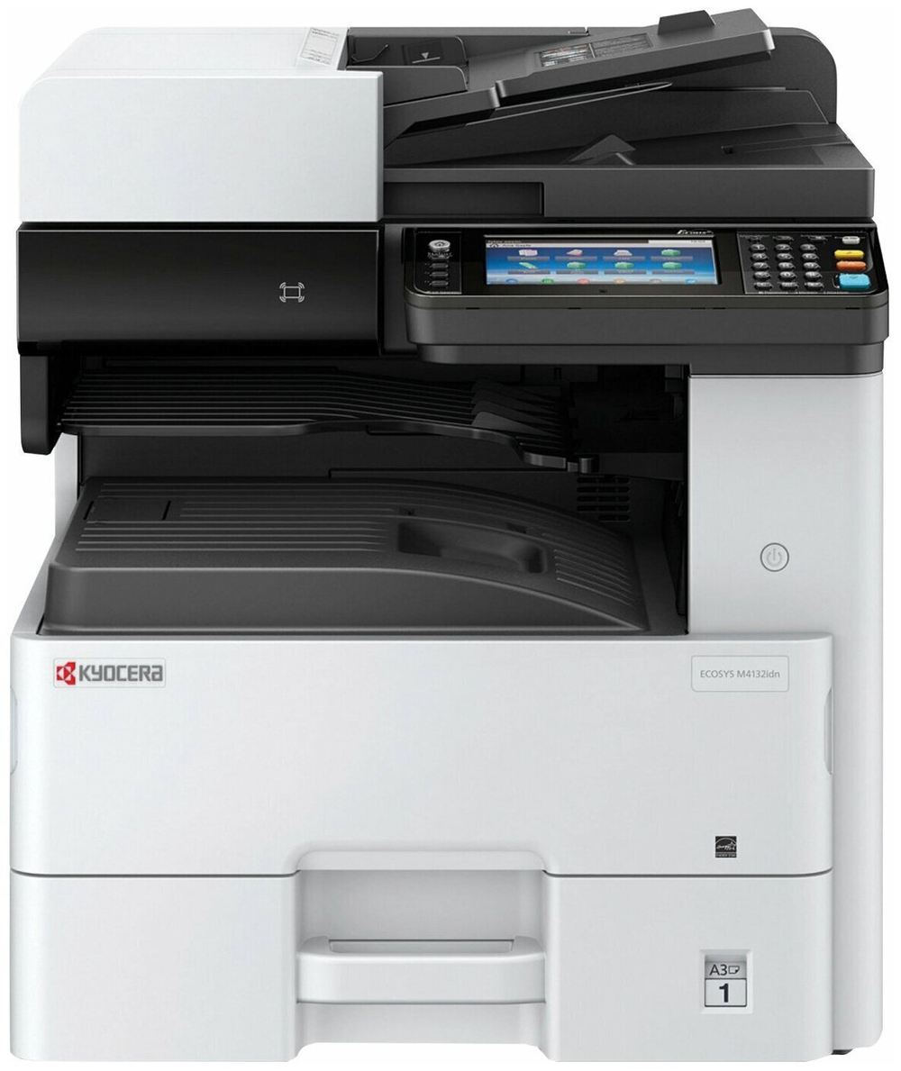 МФУ лазерное KYOCERA ECOSYS M4132idn, ч/б, A3, белый