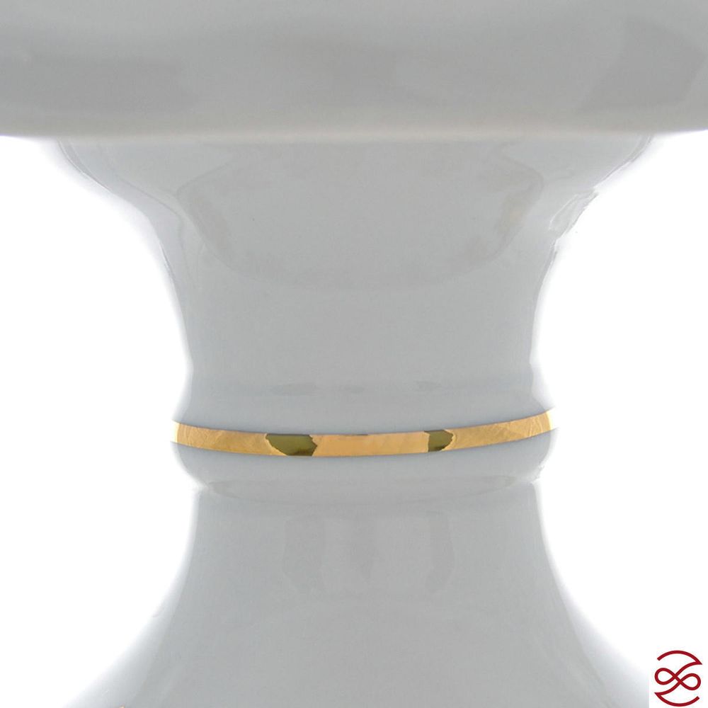 Блюдо на ножке Queen's Crown Мадонна перламутр 33 см