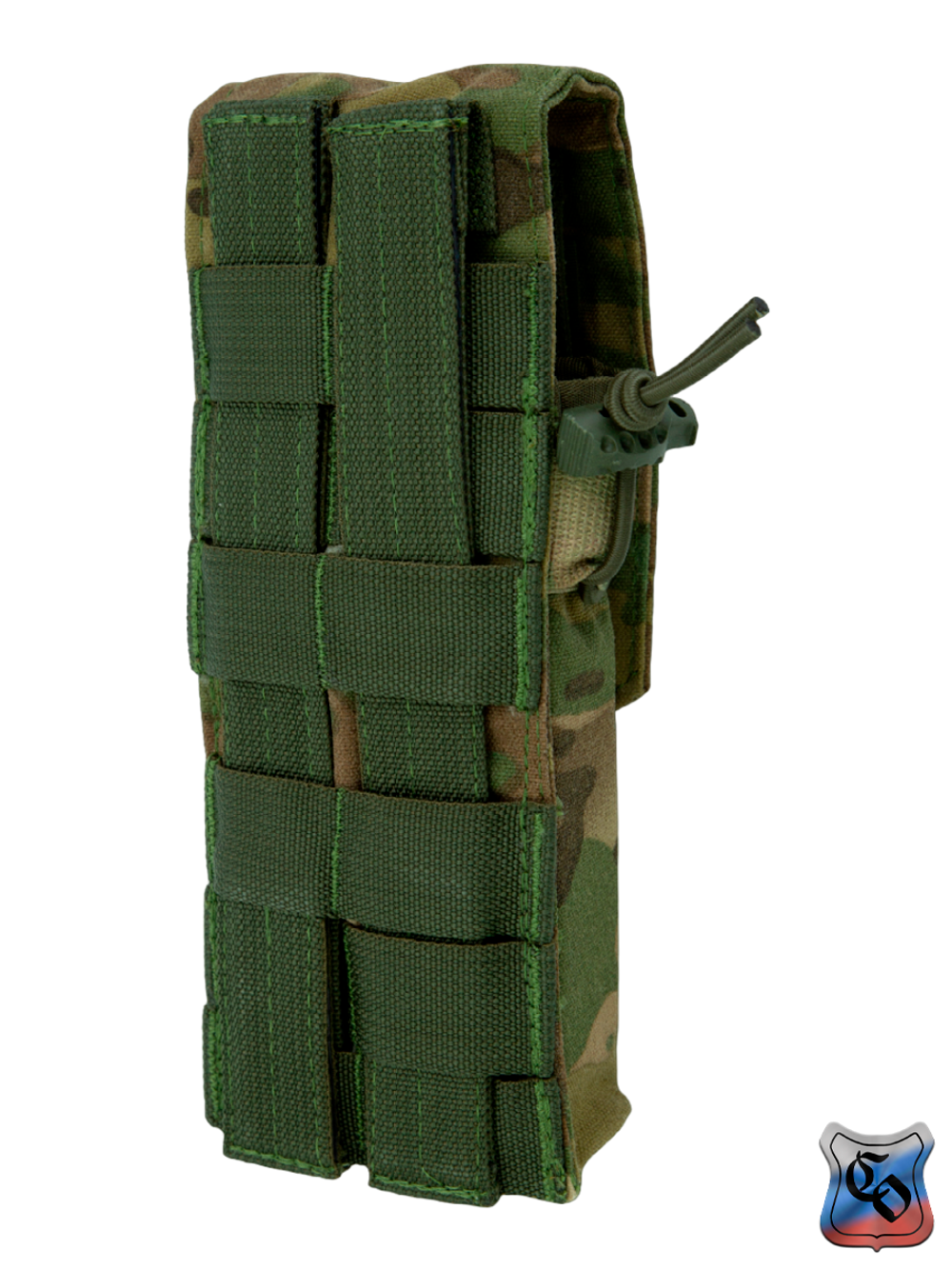 Подсумок SSO 1АК103 MOLLE с кнопками, липучкой и утяжкой. Мультикам