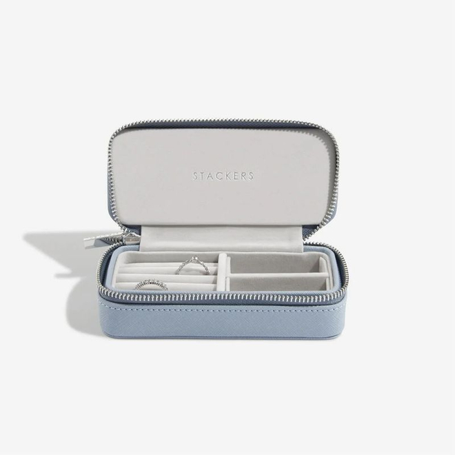 Органайзер для украшений дорожный Stackers Medium Box (Taupe) (голубой / Dusky Blue)
