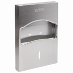 Диспенсер для покрытий на унитаз LAIMA PROFESSIONAL INOX, 1/4 сложения, нержавеющая сталь, матовый.