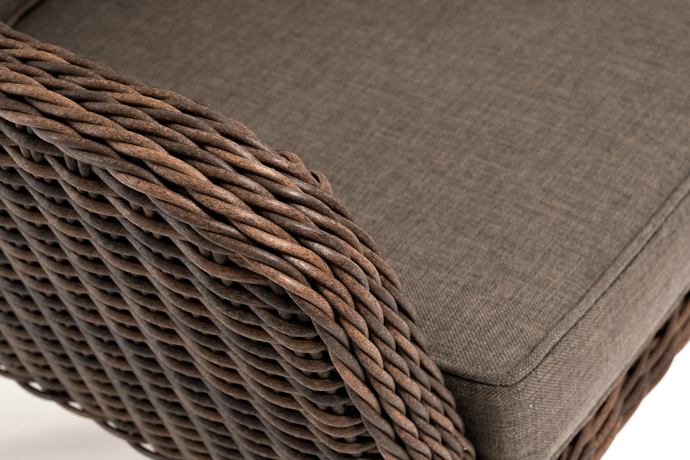 "Прованс" кресло из искусственного ротанга, цвет коричневый
