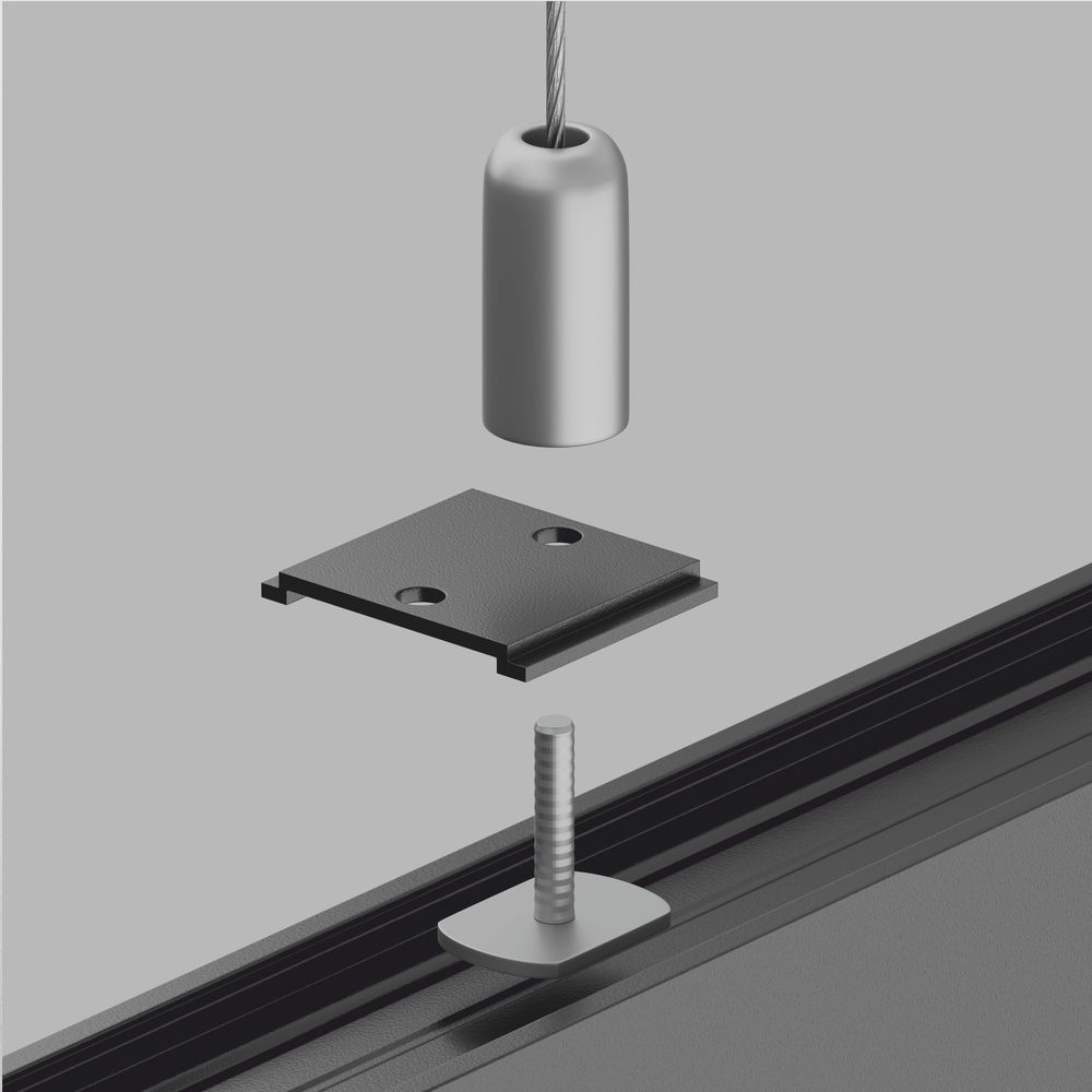 Крепление для тросового подвеса магнитного шинопровода Maytoni S35 TRA004HP-21B