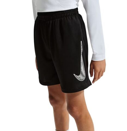 Детские теннисные шорты Nike Boys Dri-FIT Multi - black/white