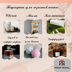 Prof-Royal отдушка парфюмерная Amber & Pepper для свечей, мыла и диффузоров, 50 мл