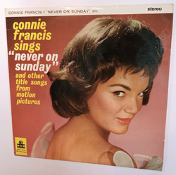 Connie Francis Sings Never On Sunday And Other Title Songs From Motion Pictures (UK 1962)