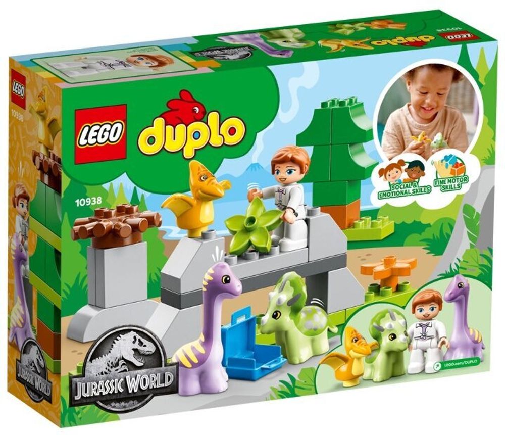 Конструктор LEGO DUPLO 10938 Dinosaur Nursery Питомник динозавров