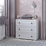 Комод Софт КМ-01 белый/эмаль белая F26