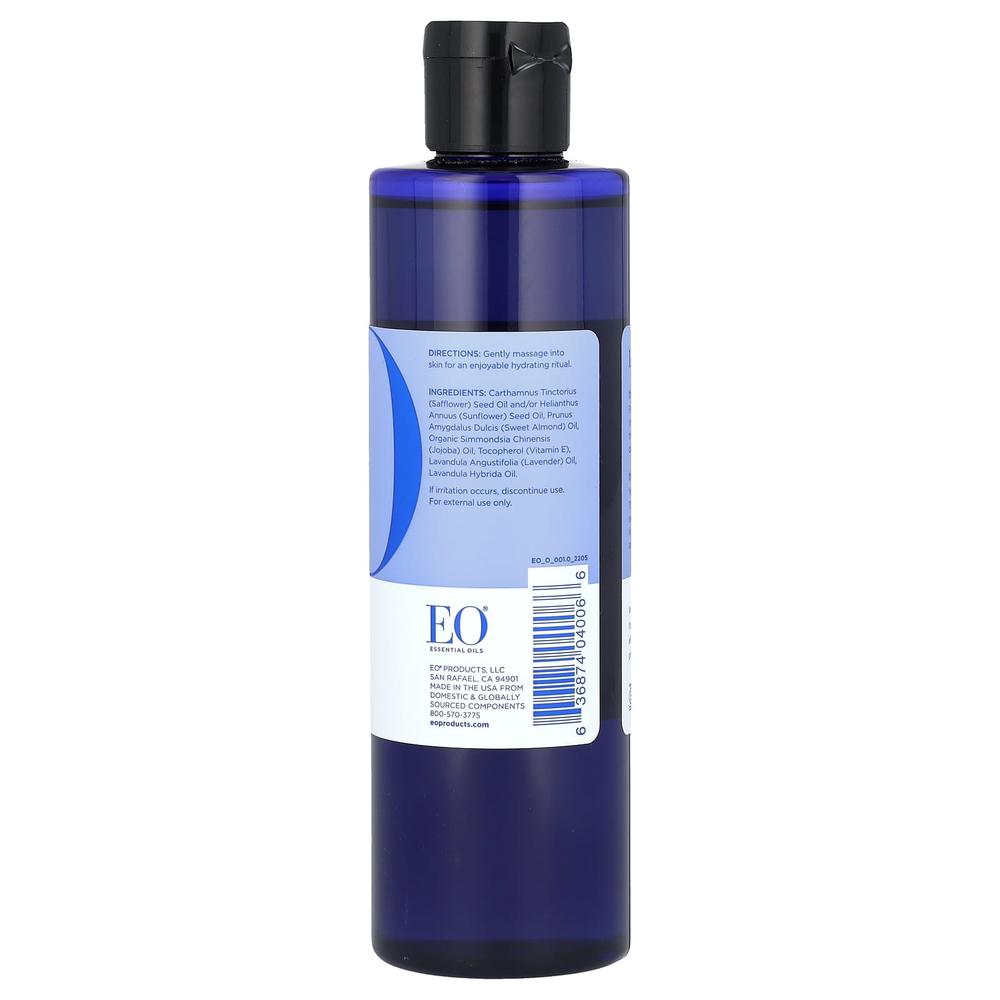 EO Products, масло для тела, успокаивающая французская лаванда, 237 мл (8 жидк. унций)