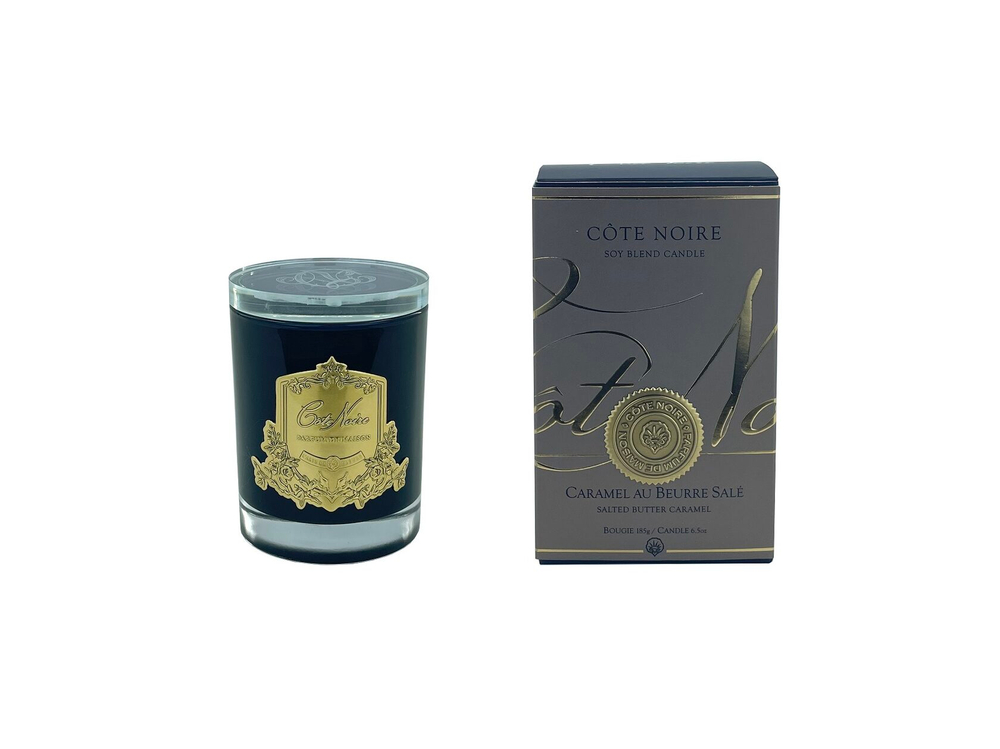 Свеча ароматическая Свеча SALTED BUTTER CARAMEL185 гр Cote Noire Черный / Золотой
