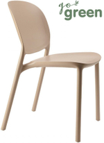 Стул пластиковый Scab Design Hug Go Green, тортора