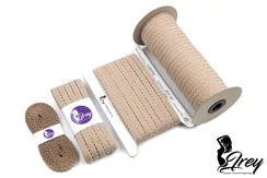 030 641/10 Резинка отделочная Lauma 10 мм, кофе с молоком 030