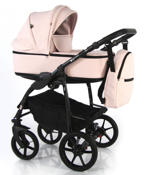 Детская коляска Sevillababy Uno 2 в 1 розовый экокожа