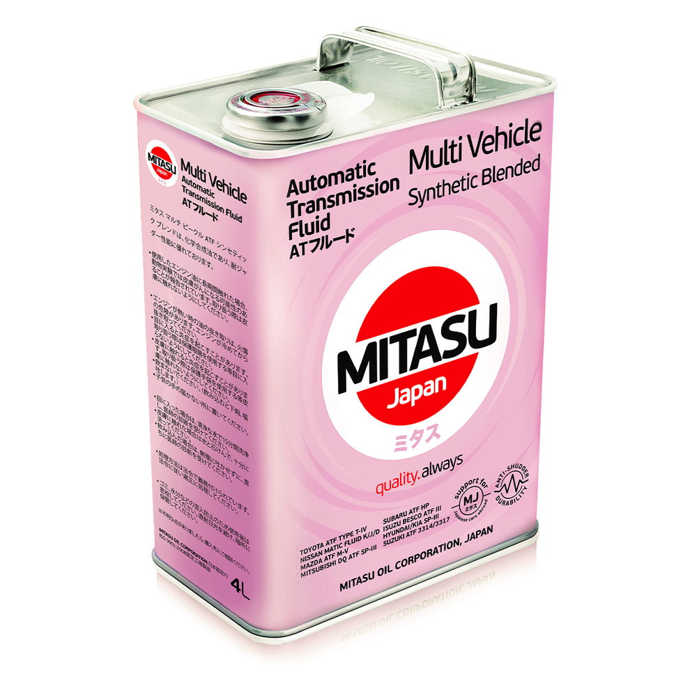 MITASU ATF MV FLUID 4л синт.