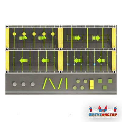 Полоса препятствий ниндзя парк «Путь дракона», 12×6,5×3,5 м