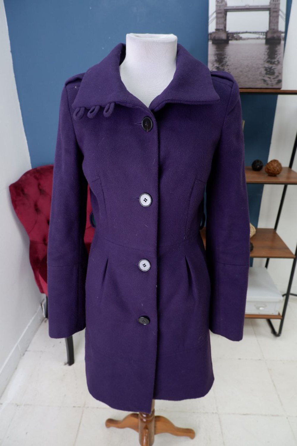 Пальто Zara лаконичное 44 размер