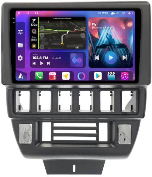 Магнитола для Lada 4x4, Urban, Bronto 1993-2019 - FarCar BM3041M-2K монитор 9.5" 2K QLED на Android 14, Быстрая, CarPlay, 4G SIM-слот