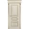 Купить Дверь эмаль Лира В2 шампань с патиной белое золото глухая