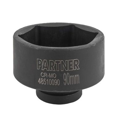 Головка ударная глубокая 90мм 1''(6гр) Partner PA-48510090