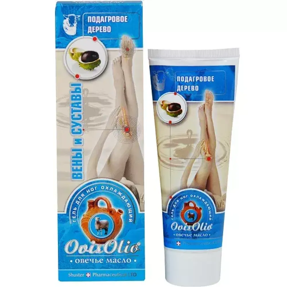 Гель для ног, OVIS OLIO, 70г, Шустер