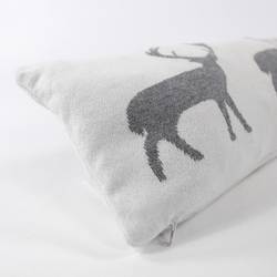 Подушка-валик с орнаментом deer, 20х80 см