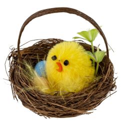 GAEM Набор из 2-х изделий декоративных "Гнездо пасхальное", L11 W6 H6 см