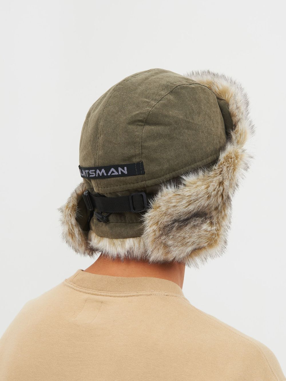 Шапка ушанка зимняя Yukon Ice ткань Finlandia цвет Хаки