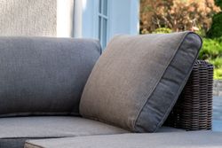 "Лунго" трансформирующаяся лаунж-зона из искусственного ротанга, цвет коричневый