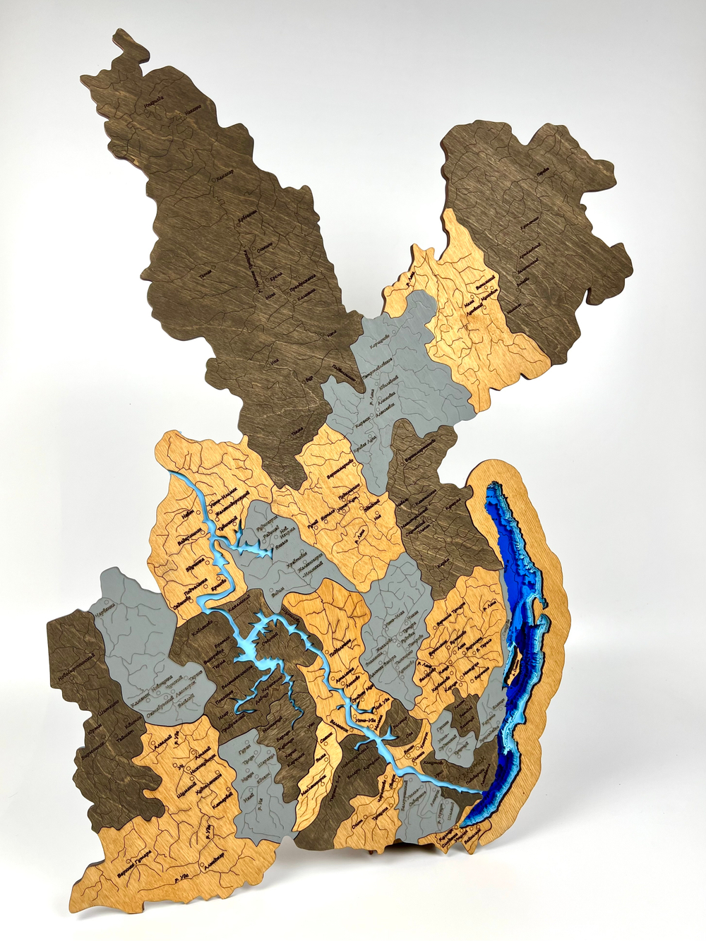 Панно Иркутская область с подсветкой