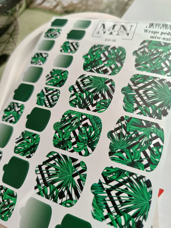 Плёнки для педикюра Wraps stickers SF-38