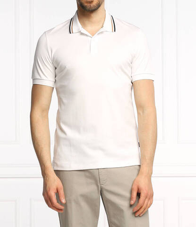 поло penrose 38 BOSS BLACK - белый(50469360)