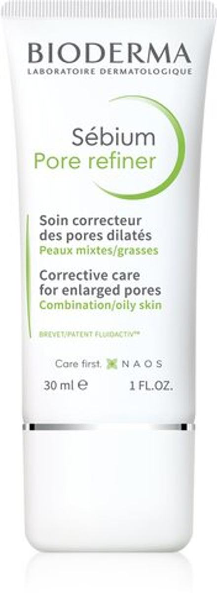 Bioderma Sebium Pore Refiner - легкий матирующий крем для лица для сужения пор /   30  ml  / GTIN 3401361353625