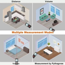 HILDA Дальномер лазерный 50м,подарок
