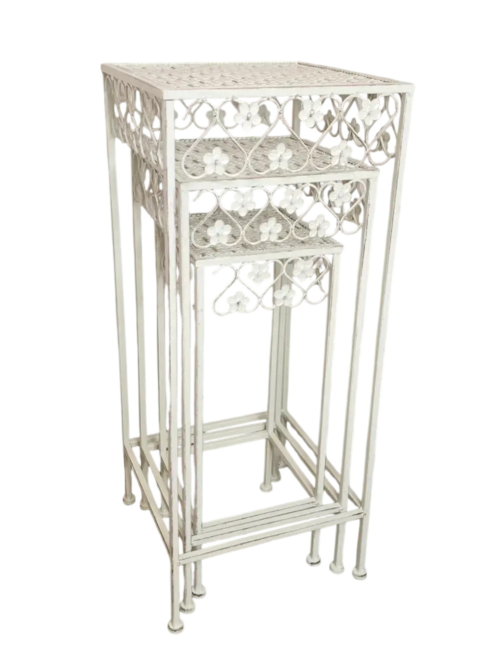 Подставки для цветов напольные металлические "Прованс" 3 шт